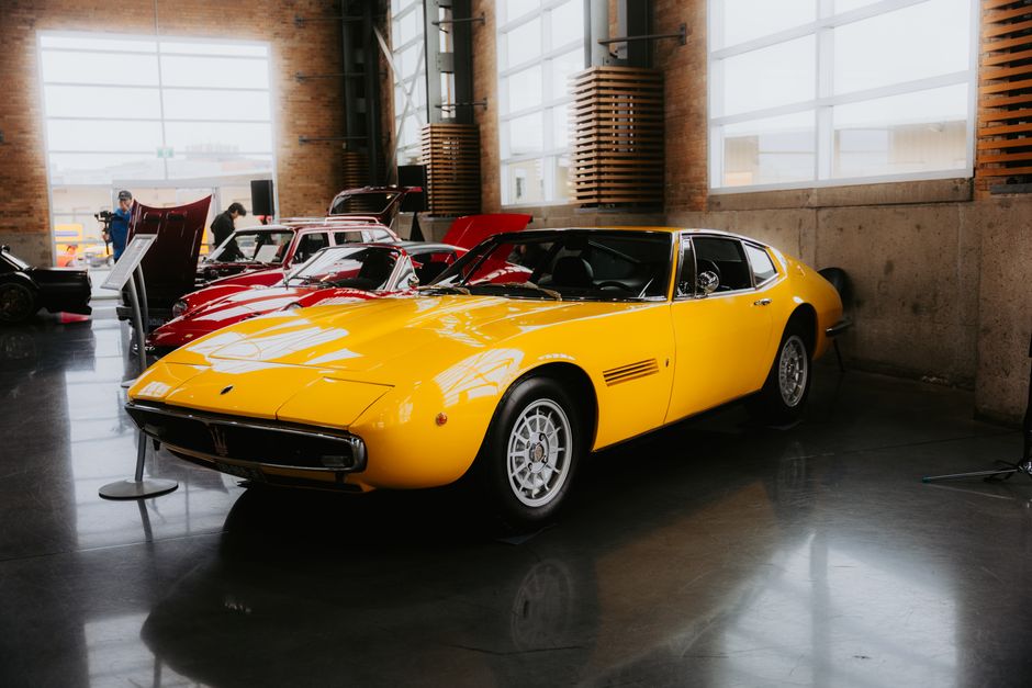 European sports car detailing showing Ferrari and Maserati examples