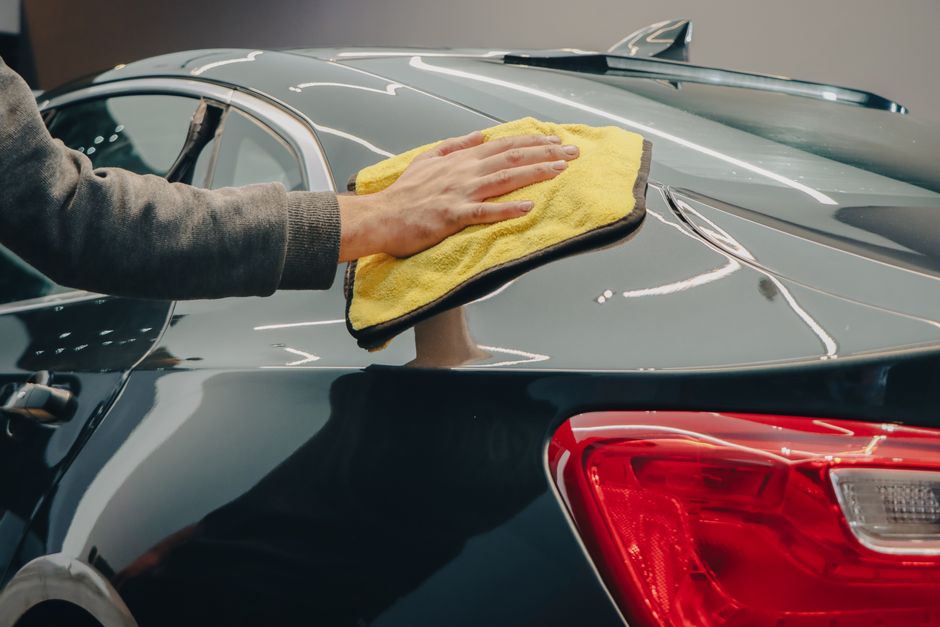 Professional automotive detailing showing meticulous care and attention to detail in premium service